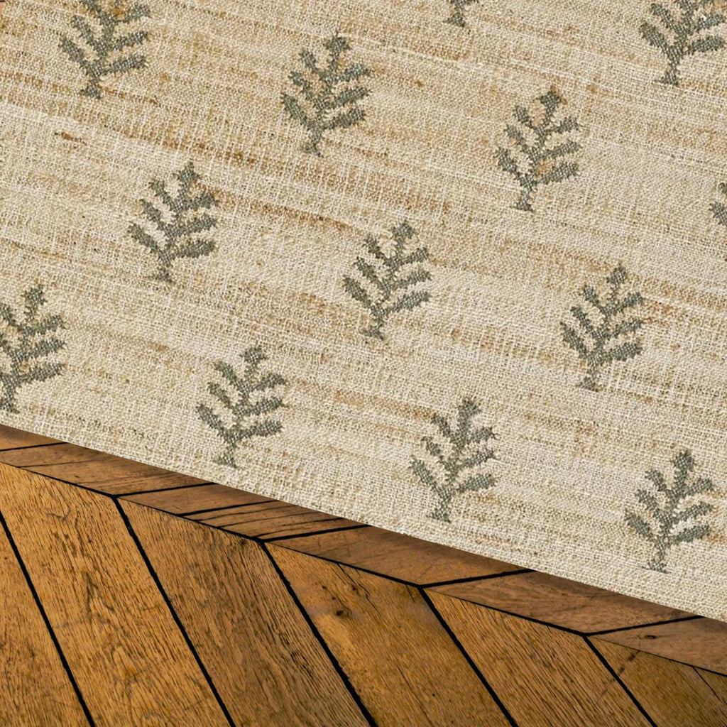 Wool Jute Rug Handmade Kilim Dhurrie Rug Traditional Indian Design Eco-Friendly Home Decor Area Rug Rustic Carpet