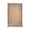 Natural Jute Rug, Handwoven Rectangle Jute Area Rug, Custom Size Boho Decor Carpet ,4x7 ,5x7, 8x11, 9x12 Rug