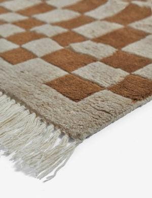 Moroccan Rug Beige - Berber Beige Rug - Grid Pattern Design - Beige Rug - Custom Moroccan Rug - Beni Ourain Rug Beige -Custom Size Rug