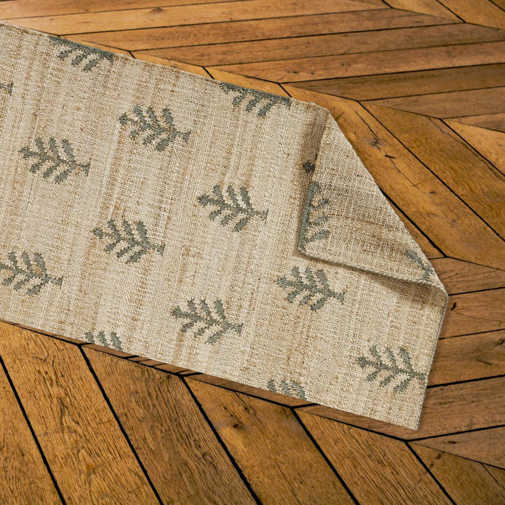Wool Jute Rug Handmade Kilim Dhurrie Rug Traditional Indian Design Eco-Friendly Home Decor Area Rug Rustic Carpet