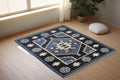 Handmade Wool Kilim Rug, Modern Navajo Kilim Runner Rug, wool jute Kilim Rug, Aztec Rug, Accent Rug, Outdoor/Indoor Rug, Bedroom Rug