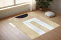 Natural Modern Jute High Quality Hand Woven Modern Boho Style Rug,Wool Jute kilim Rug - Handmade Kilim Dhurrie Rug