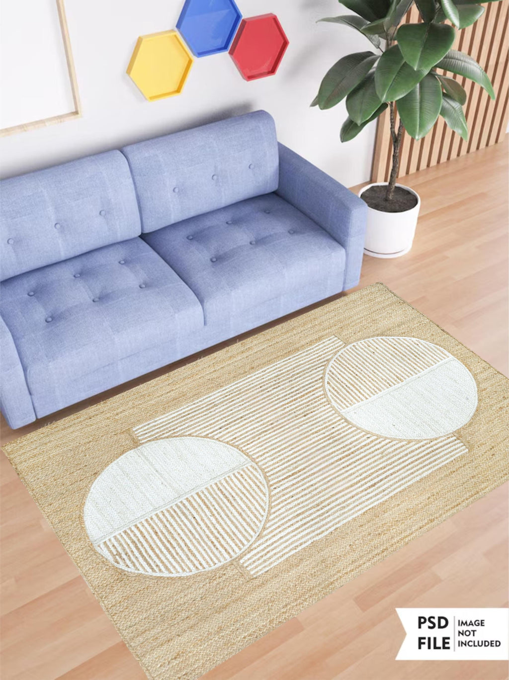 Modern Jute Rug, Natural Jute Rug, Boho Area Decor, Custom Size Carpet, Geometric Jute Mat, Bohemian Floor Rug, Handmade Jute Rug