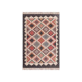 Wool Kilim Rug, Navajo Runner Rug, Aztec Jute Rug, Handmade Accent Rug, Indoor Outdoor Rug, Bedroom Carpet, Boho Wool Rug