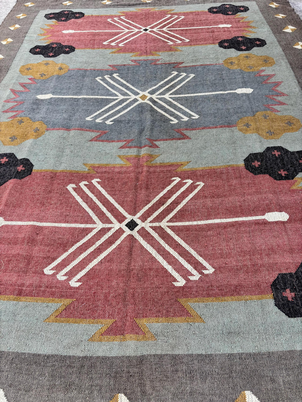 Handwoven Jute Kilim Rug 6x4 ft, Jute Kilim Rug 5x8 ft, 8x10 ft. Handmade Wool Jute Kilim Rug, 5x8,9x12 ft Kilim Rug Handwoven