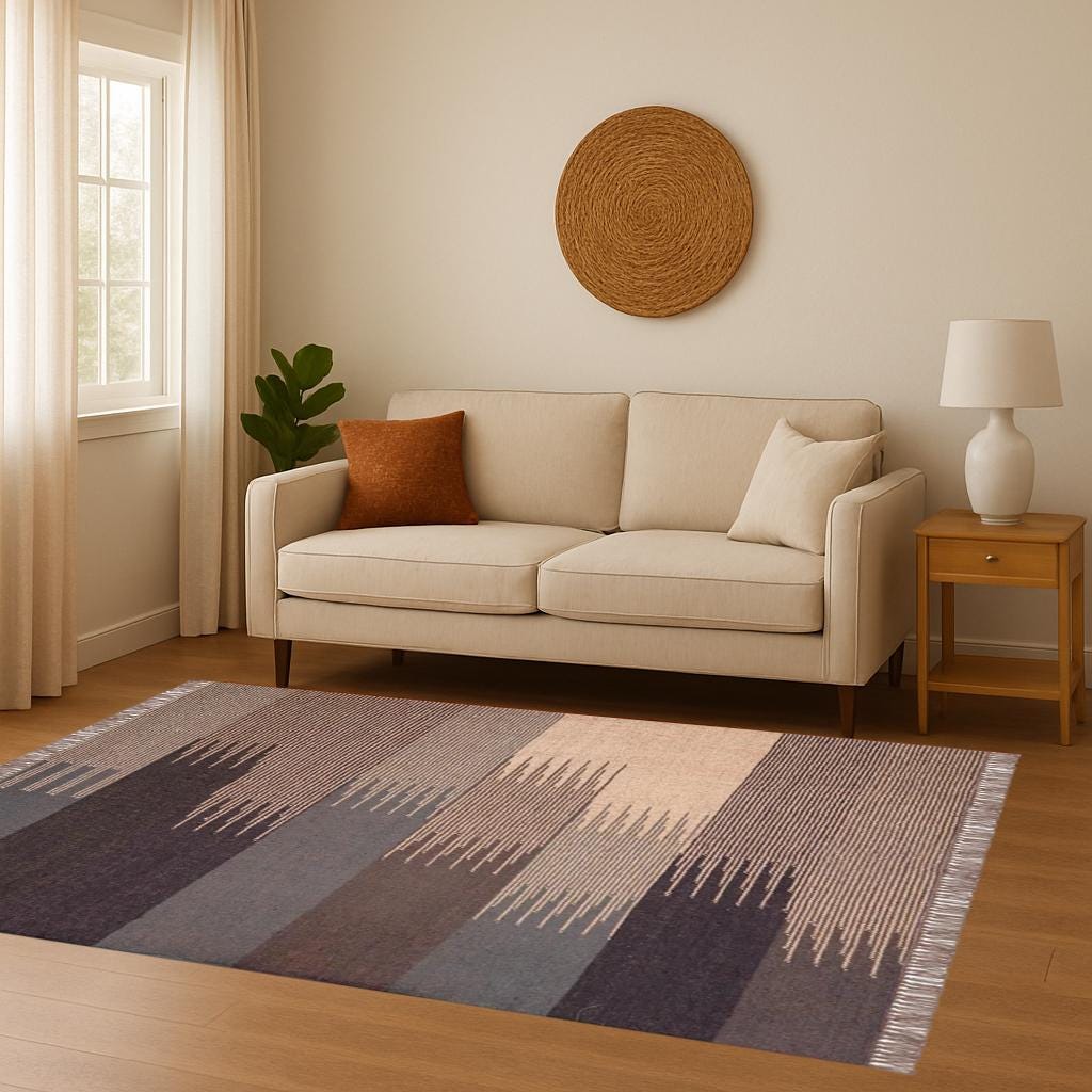 Handmade Navajo Kilim Rug, Aztec Rug, Accent Rug, Outdoor Rug, 8 x 10, 9 x 12 ft Light blue kilim rug,large brown rug