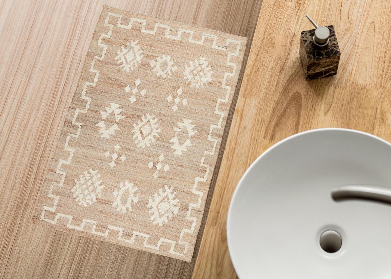 Natural Modern Jute Rug, Jute Braided Rug, Bohemian Jute Rug, Rectangular Jute Rug, Boho Decor Rug, Jute Area Rug, Square Jute rug