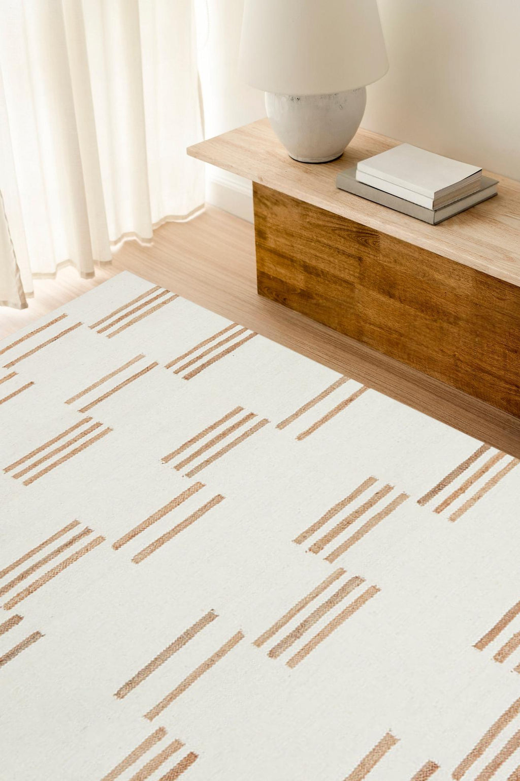 Handwoven Cotton Rug, Jute Area Rug, Natural Fiber Carpet, Eco Friendly Runner, Living Room Decor, Bedroom Floor Mat, Boho Home Rug