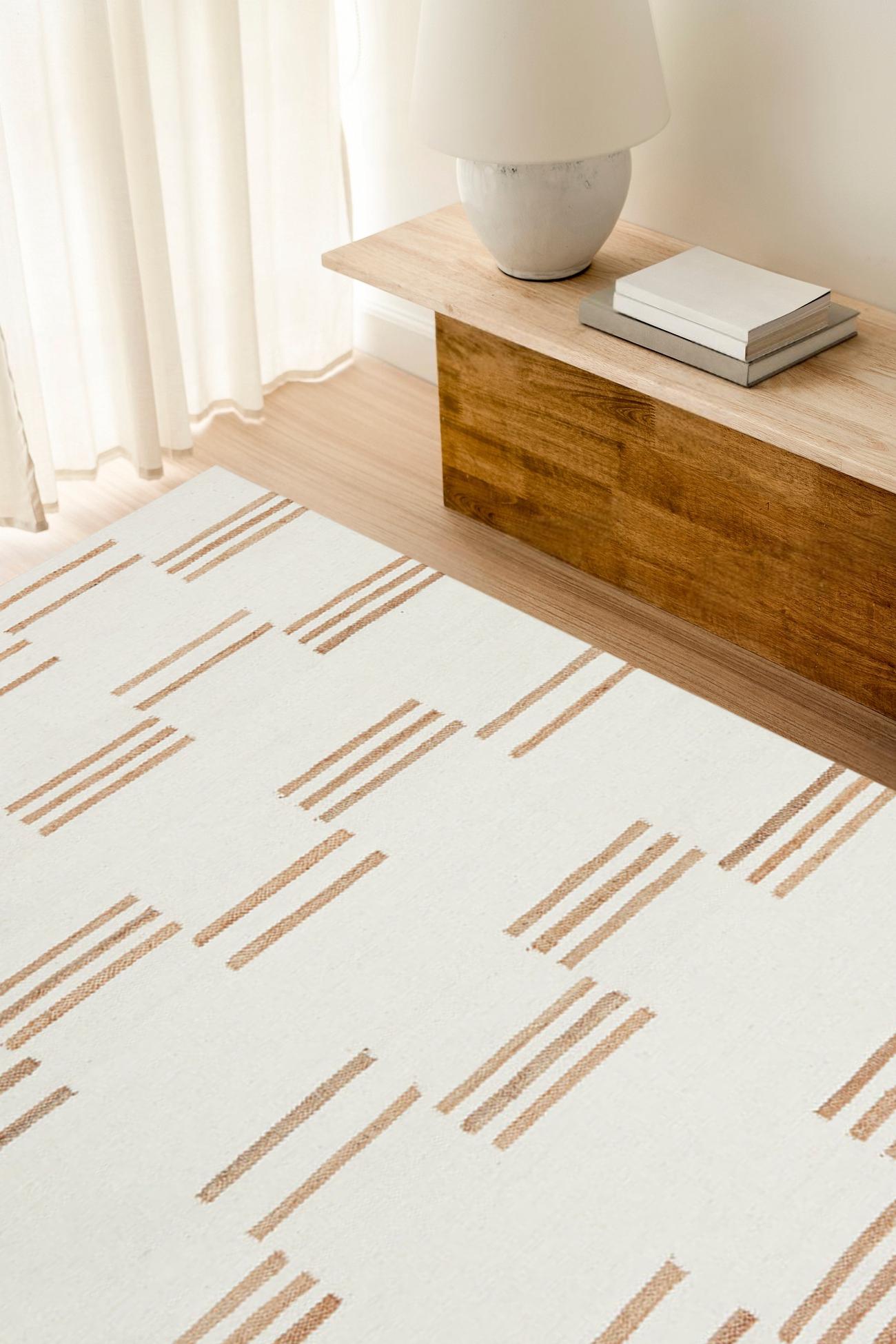 Handwoven Cotton Rug, Jute Area Rug, Natural Fiber Carpet, Eco Friendly Runner, Living Room Decor, Bedroom Floor Mat, Boho Home Rug