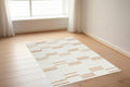Handwoven Cotton Rug, Jute Area Rug, Natural Fiber Carpet, Eco Friendly Runner, Living Room Decor, Bedroom Floor Mat, Boho Home Rug