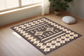 Wool Jute Kilim Rug, Handwoven Jute Rug Flatweave Dhurrie Rug, Bohemian Area Rug, Indian Kilim Carpet, Navajo Custom Rug