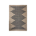 Jute Hemp Area Rug, Black Stripes Rug, Custom Size Bohemian Carpet, Handwoven Natural Fiber Rug, Home Decor Floor Rug, Eco Friendly Jute Rug