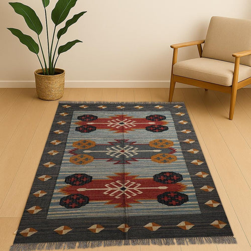 9x12 Ft. Handmade Wool Jute Kilim Rug Handwoven Wool Jute Rug, Handwoven Wool Jute Kilim Rug, Wool Jute Rug Kilim Jute Rug