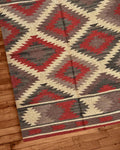 Kilim Jute Rug – Handmade Durable Jute Kilim Area Rug, Natural Fiber Floor Decor, Boho & Rustic Living Room Accent Carpet