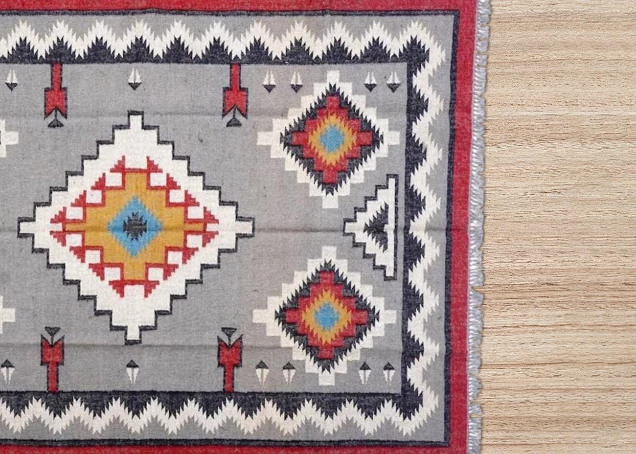 Handmade Kilim Rug, Wool Jute Rug, Antique Kilim Carpet, Living Room Rug, Dining Room Rug, Bedroom Rug, 4x6 5x8 6x9 8x10 9x12