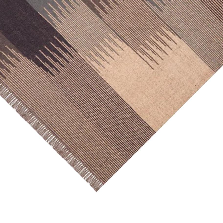 Handmade Navajo Kilim Rug, Aztec Rug, Accent Rug, Outdoor Rug, 8 x 10, 9 x 12 ft Light blue kilim rug,large brown rug