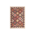 5x8 Ft Wool Jute Kilim Rug, Handwoven Turkish Kilim Rug, Home Décor Rug,