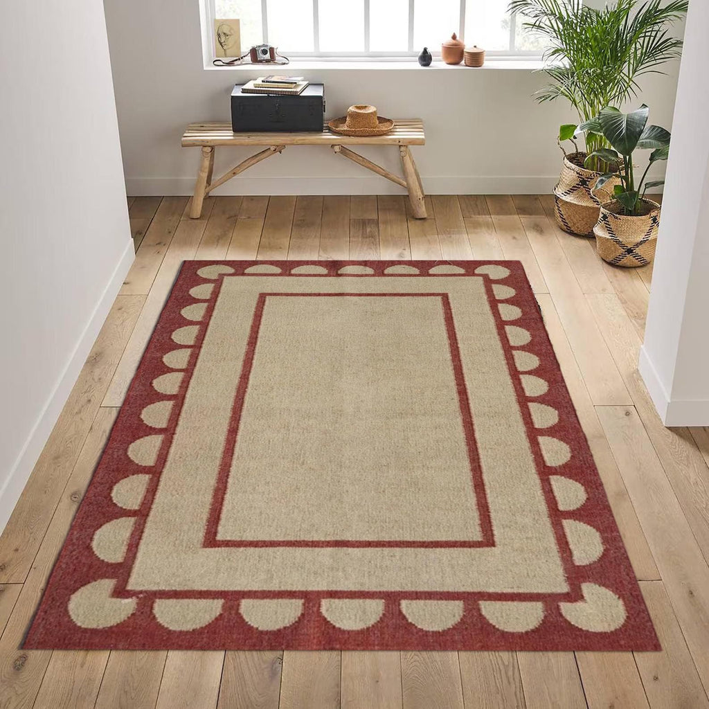 6x9 Feet Handmade Wool Jute Rug, Navajo kilim Rug, Doormat Indoor Outdoor, Livingroom, Area Kilim Rug, Floor Carpet,