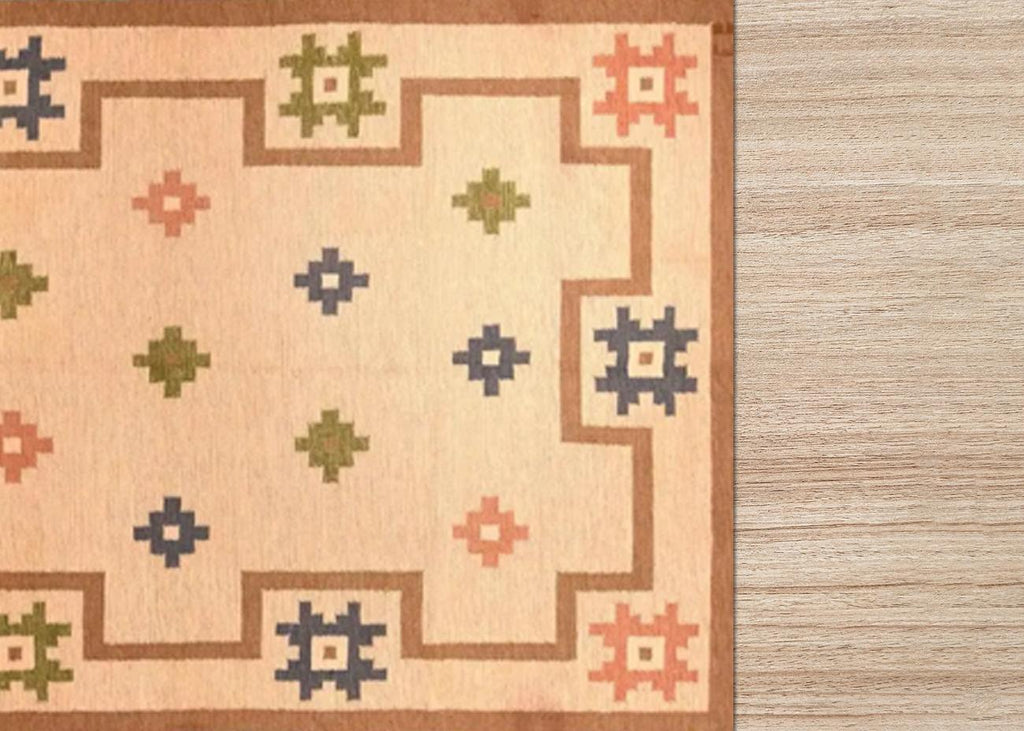 Handmade Wool Kilim Rug - Traditional Handwoven Indoor Outdoor Bedroom Jute Area Rug