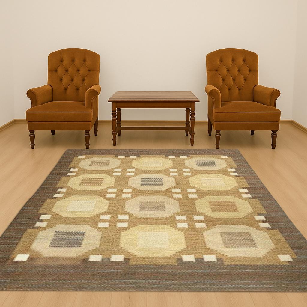 Handmade 9x12 Ft Wool Jute Kilim Rug - Handwoven Navajo Flatweave, Bohemian Indian Durrie Rug