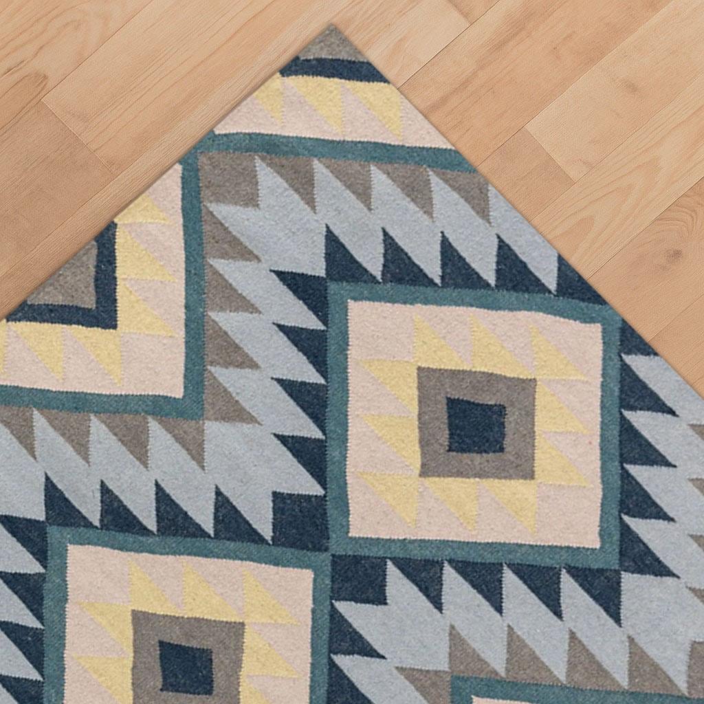 Handmade jute and wool rug, living room-vintage kilim rug, 8x10-wool  kilim rug- FREE SHIPPIING Worldwide