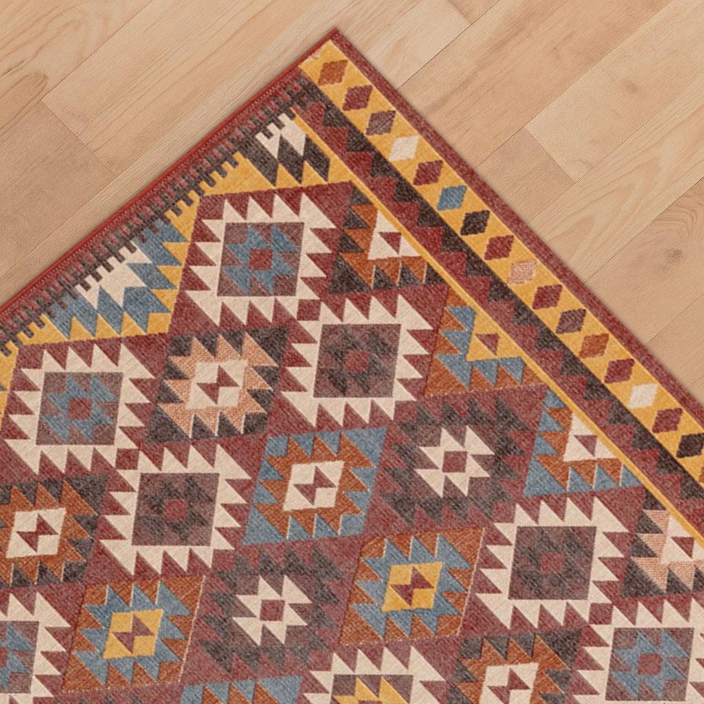 Kilim Rug, Handwoven Large Kilim Area Rug | Authentic Handmade Tribal Wool Flatweave Carpet | Bohemian Kilim Area Rug