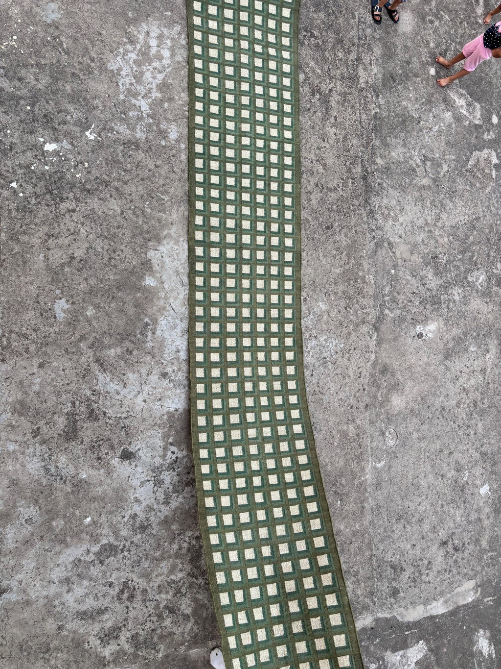 Checkered Kilim Rug , Home Decor Wool Jute Area Rug, Checkered Runner Large Size, Kitchen Rug, Living Room Rug, Outdoor Rug, Kitchen Rug