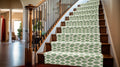 Handmade Wool Jute Kilim Runner Rug, Kilim Runner Rug, Green And Beige,  Stair Runner, Hemp Jute Runner Custom Size Rug