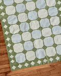 Handwoven Cotton Rug 4x6 ft, Durable Area Carpet, Boho Floor Decor, Soft Woven Mat for Living Room & Bedroom, Eco-Friendly Textile