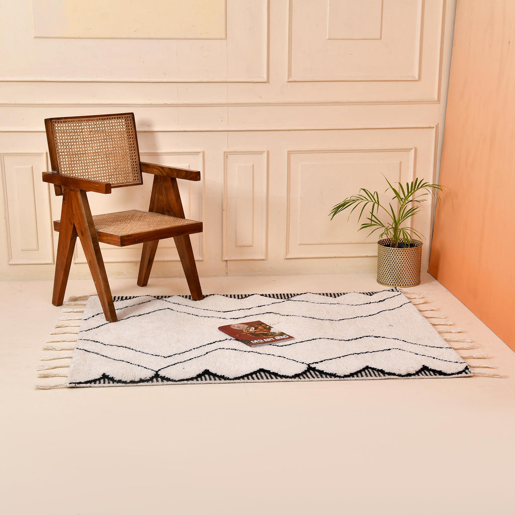 Moroccan Hallway Rug - Handmade Pink Berber Runner, Narrow Wool Beni Ourain Carpet, Custom Runner Rug for Entryway or Hallway