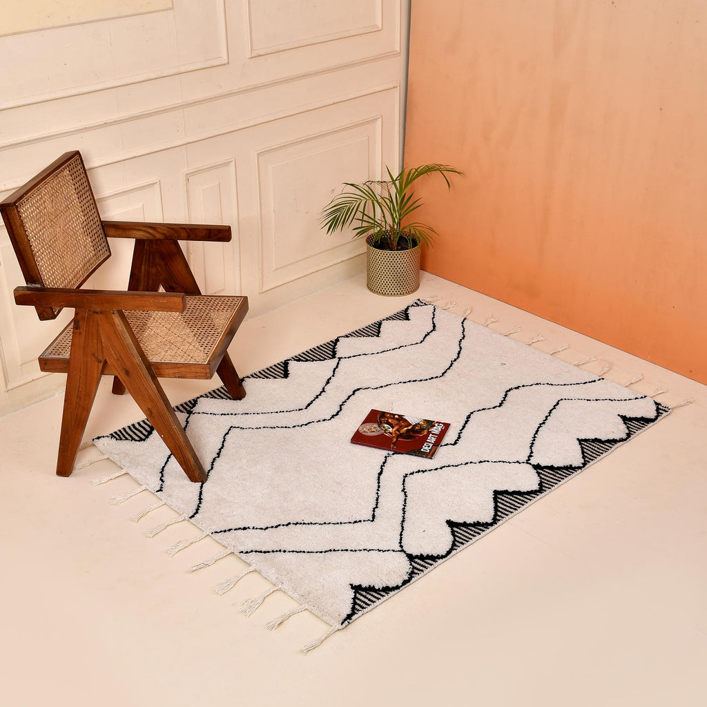 Moroccan Hallway Rug - Handmade Pink Berber Runner, Narrow Wool Beni Ourain Carpet, Custom Runner Rug for Entryway or Hallway
