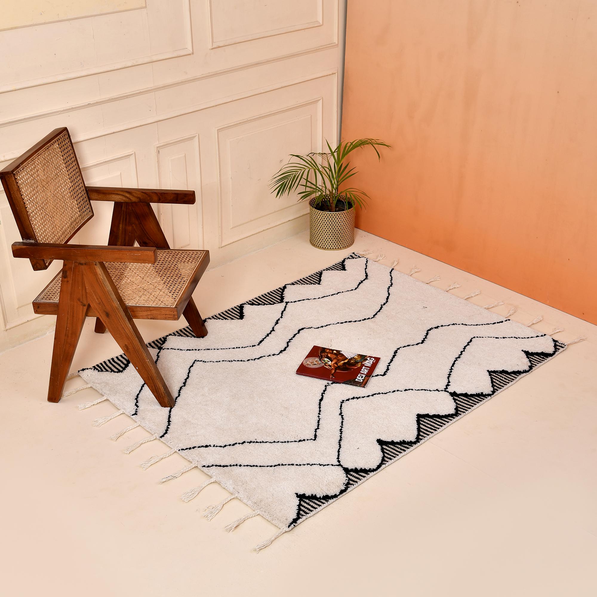 Moroccan Hallway Rug - Handmade Pink Berber Runner, Narrow Wool Beni Ourain Carpet, Custom Runner Rug for Entryway or Hallway