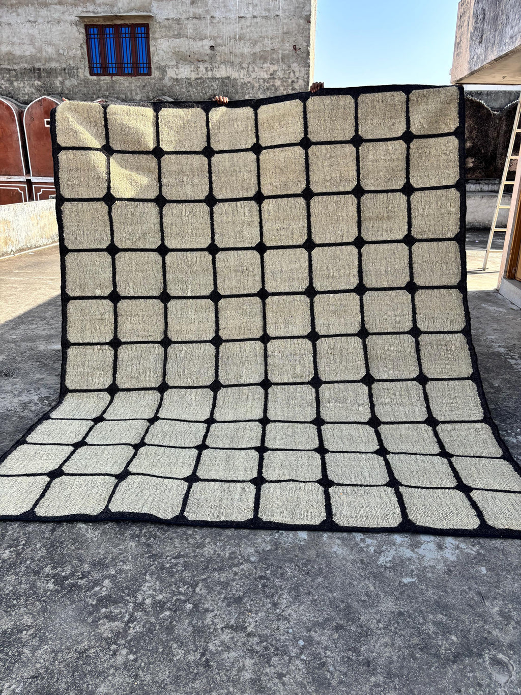 4x6, 5x8, 6x9, 8x10, 9x12 Ft Kilim Rug Handwoven Wool Jute Rug Handmade Kilim Dhurrie Rug, boho rug Traditional Indian Carpet WOOL JUTE RUGS