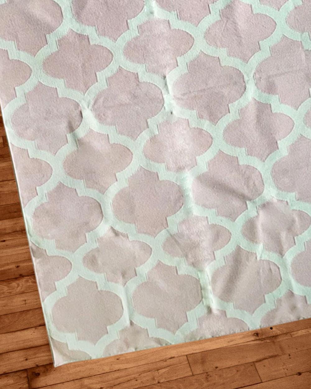 Cotton Flatweave Rug-Hand and Flat Weave panja Dhurrie Rug, Cotton Reversible Rug, 6x9 Rug, Rug For Bedroom, Personalized Rug, Custom Rug