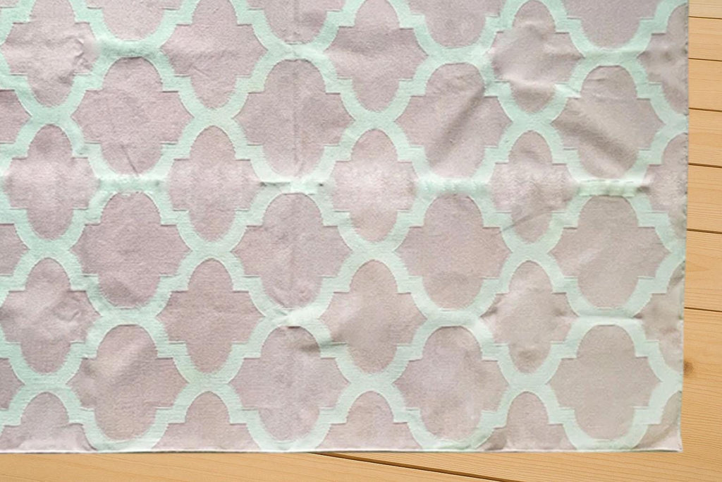 Cotton Flatweave Rug-Hand and Flat Weave panja Dhurrie Rug, Cotton Reversible Rug, 6x9 Rug, Rug For Bedroom, Personalized Rug, Custom Rug