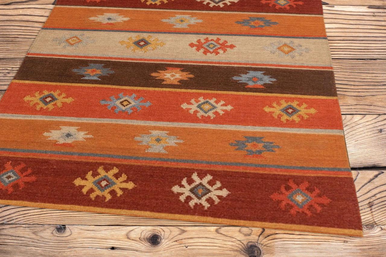 Handmade KILIM Rug | Multicolor| Vintage Persian Kilim Rug | Handwoven Wool Oriental Flat Weave Floor Decor