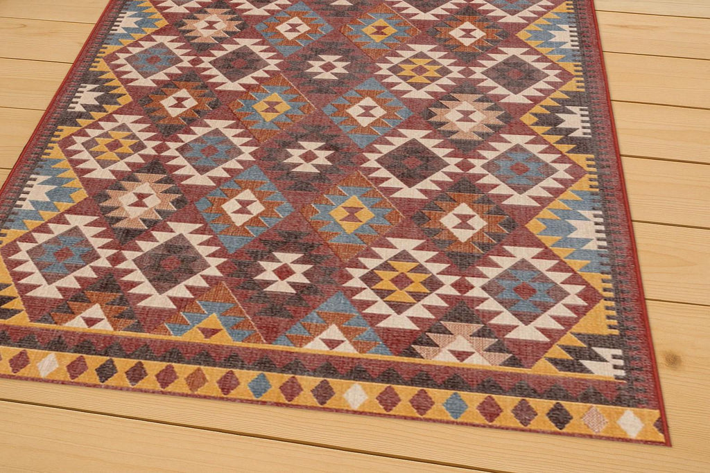 Kilim Rug, Handwoven Large Kilim Area Rug | Authentic Handmade Tribal Wool Flatweave Carpet | Bohemian Kilim Area Rug
