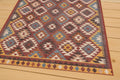 Kilim Rug, Handwoven Large Kilim Area Rug | Authentic Handmade Tribal Wool Flatweave Carpet | Bohemian Kilim Area Rug