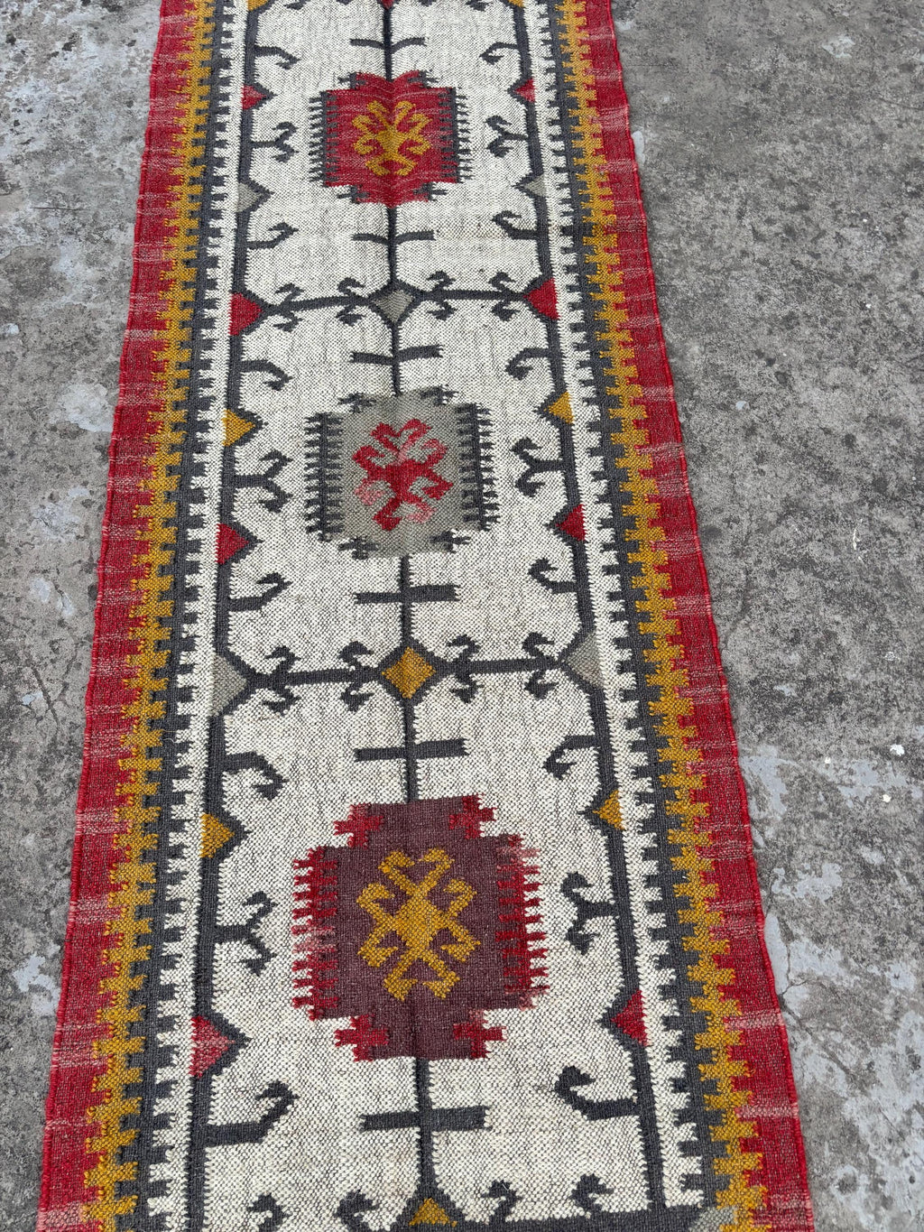 Handmade Kilim Stair Runner, Jute Hallway & Kitchen Decor, Bohemian Eco Friendly Wool Jute Kilim Runner, Traditional Indian Jute Area rug