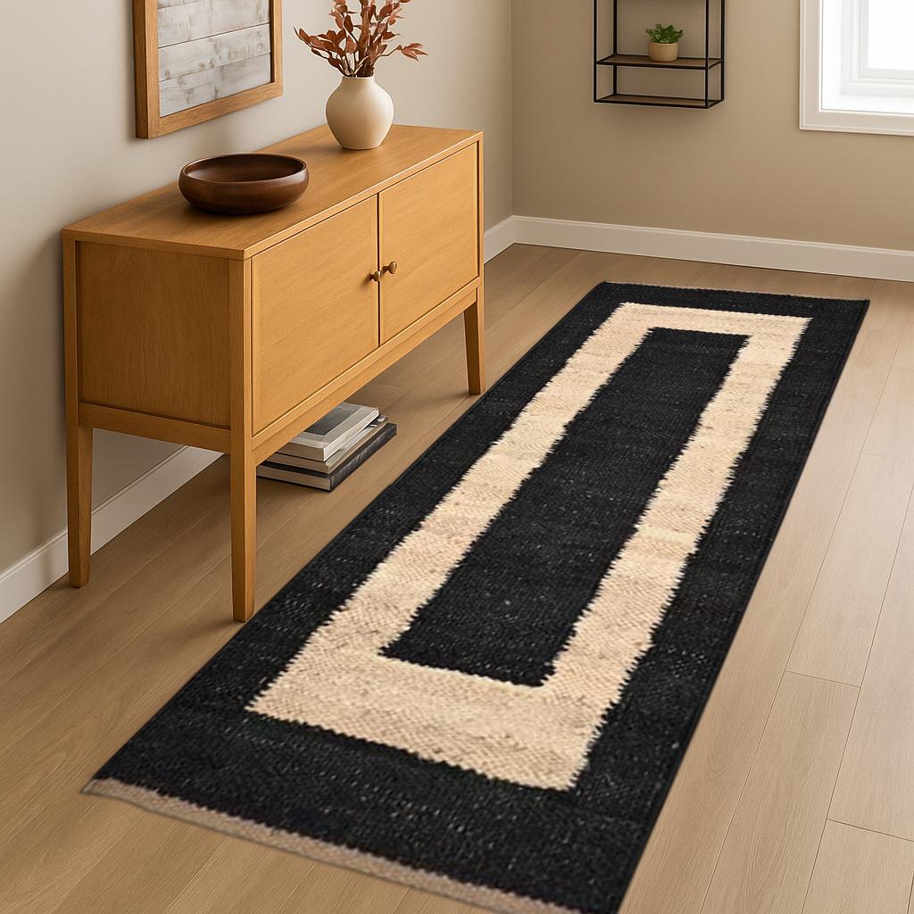 Woven Jute Runner, Natural Jute Runner Rug, Indian Handwoven Jute Rug, Stair Runner, Handmade jute Runner, Jute Hallway & Kitchen Decor