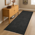 Black Jute Runner Rug, Handmade Jute rug, Boho living room rug, natural jute rug, square rug, braided jute rug, custom size