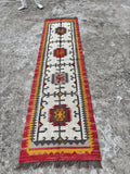 Handmade Kilim Stair Runner, Jute Hallway & Kitchen Decor, Bohemian Eco Friendly Wool Jute Kilim Runner, Traditional Indian Jute Area rug