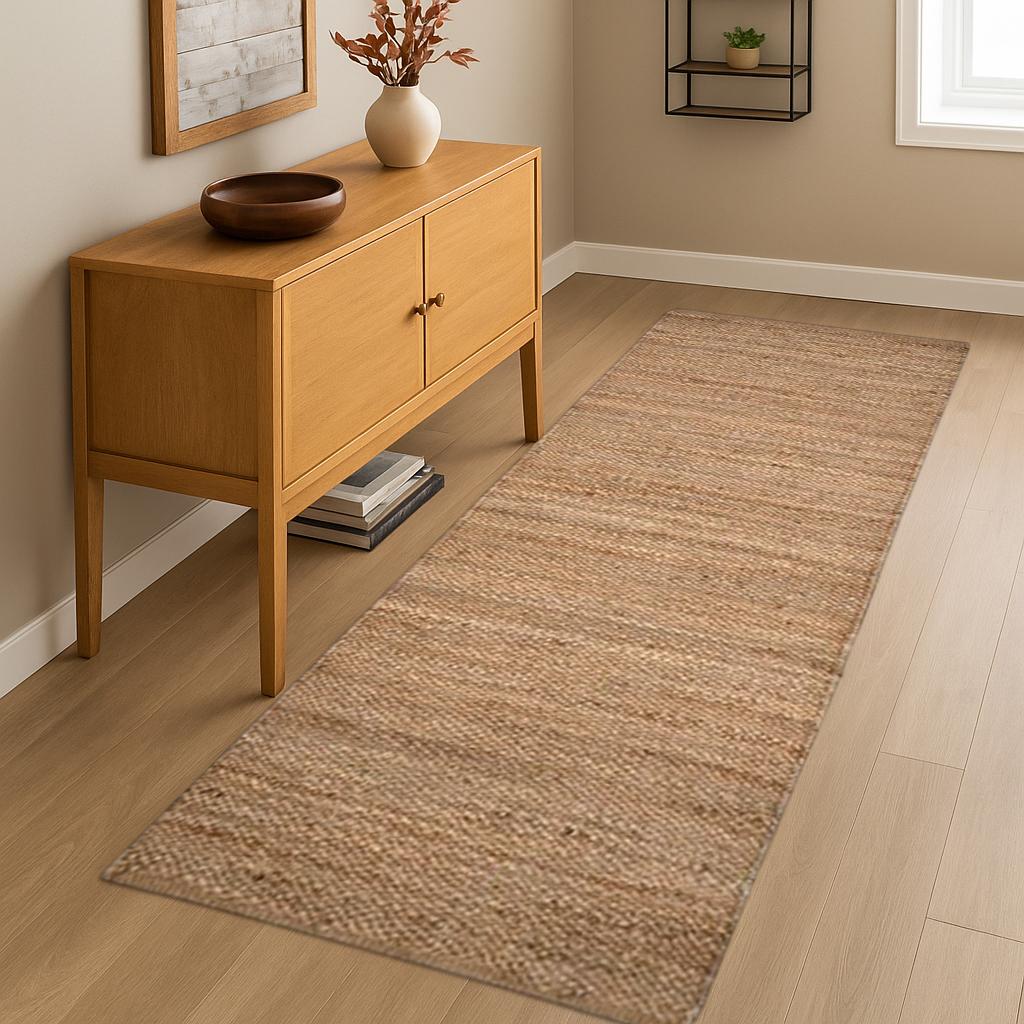 Hallway Runner, Custom Size Runner Rug, Natural Jute Runner Rug Large, Bohemian Jute Rug, Boho Jute Runner Rug, Outdoor Rug