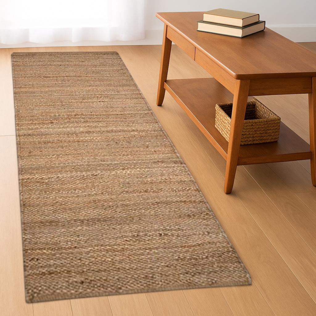 Hallway Runner, Custom Size Runner Rug, Natural Jute Runner Rug Large, Bohemian Jute Rug, Boho Jute Runner Rug, Outdoor Rug