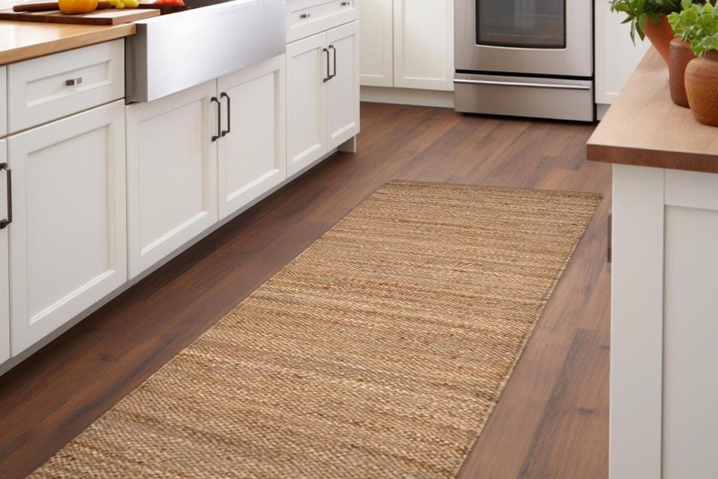 Hallway Runner, Custom Size Runner Rug, Natural Jute Runner Rug Large, Bohemian Jute Rug, Boho Jute Runner Rug, Outdoor Rug