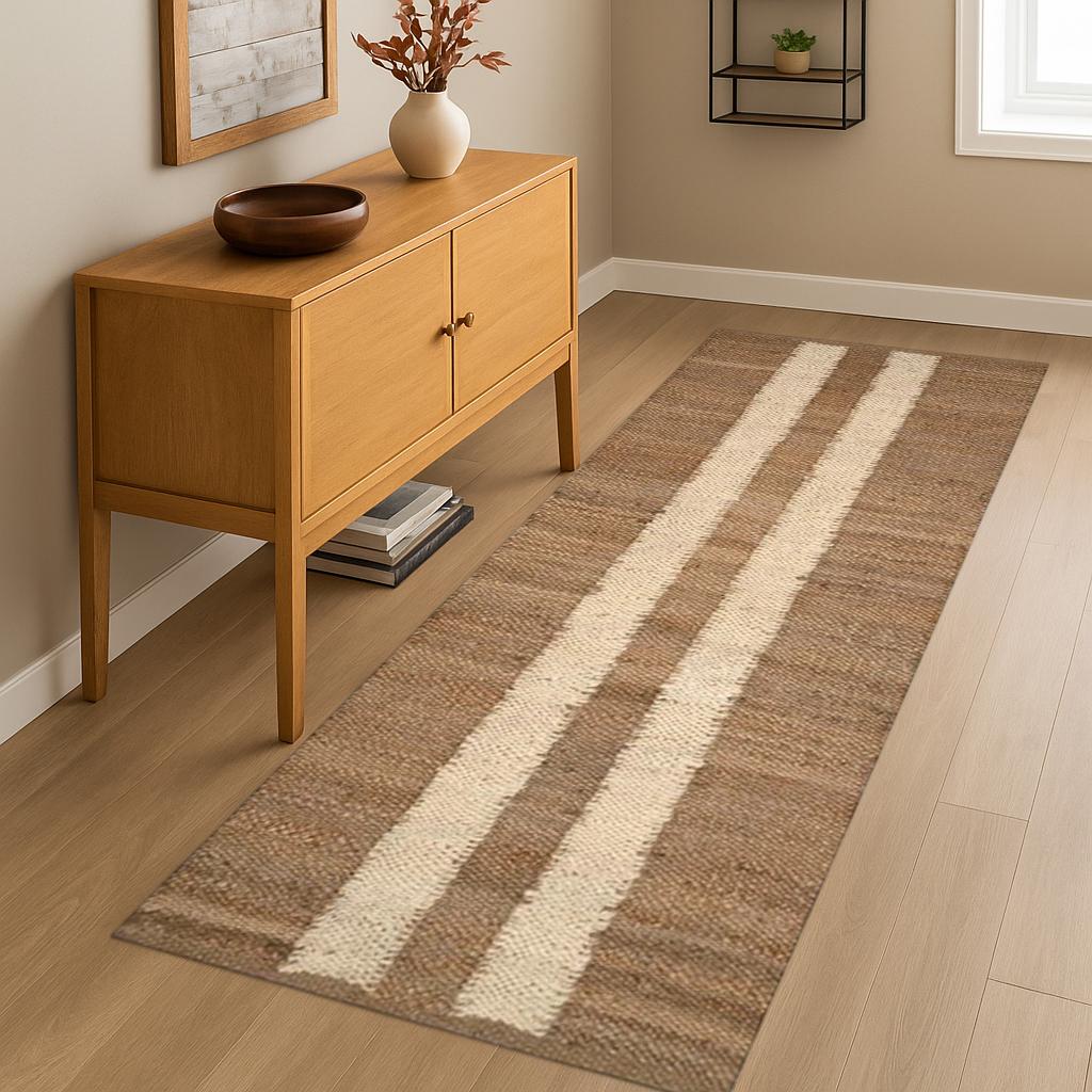 Jute Runner Rug, Hallway Runner, Custom Size Runner Rug For Hallway Entry Wat Kitchen Laundry Boho Decor Rug runner
