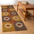 Handmade Bohemian Eco Friendly Wool Jute Runner, Reversible Handmade Vintage Rugs, large living room rug, Oriental, Traditional Rug