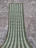 Checkered Kilim Rug , Home Decor Wool Jute Area Rug, Checkered Runner Large Size, Kitchen Rug, Living Room Rug, Outdoor Rug, Kitchen Rug