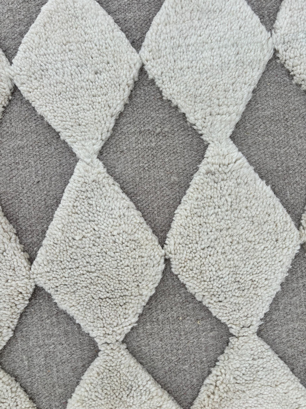 Custom Beni Ourain Moroccan Rug Diamond Pattern Handmade Berber Wool Luxury Living Room Carpet High Quality Beni Ourain Carpet