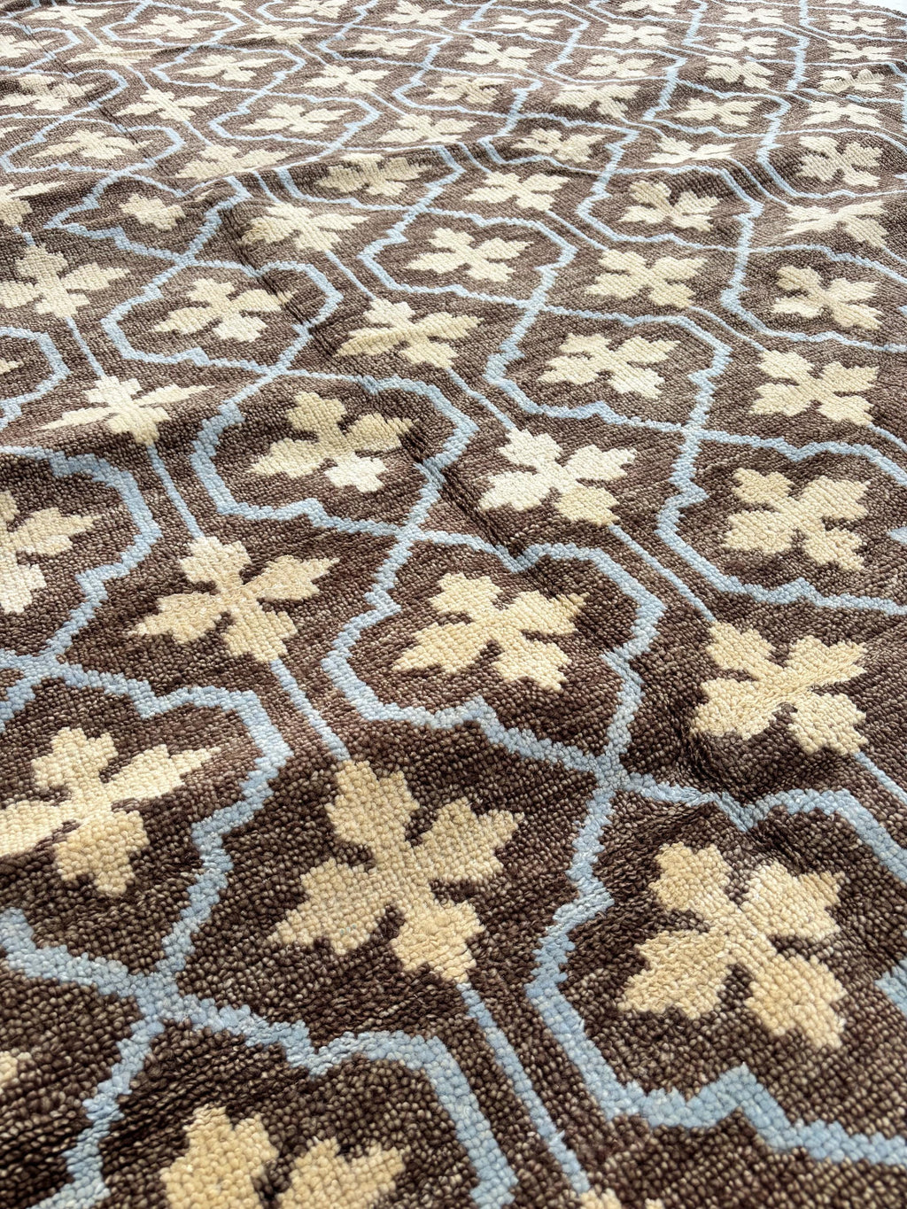 Handwoven Moroccan Beni Ourain Rug Modern Wool Area Carpet Custom Bedroom Living Room Rug 6x9, 8x10 Custom Rug